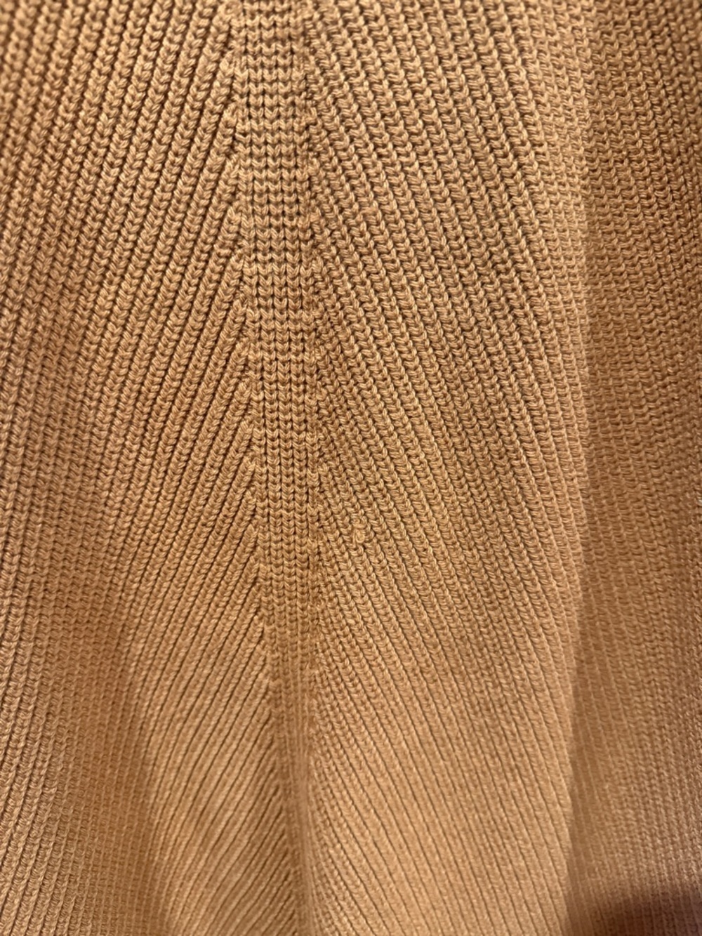 Sleeveless Turtleneck Knit Sweater Dress - warm brown - Picture 3 of 3